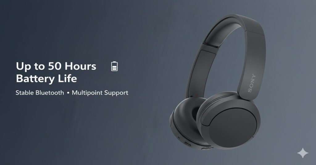 sony wh ch520 battery